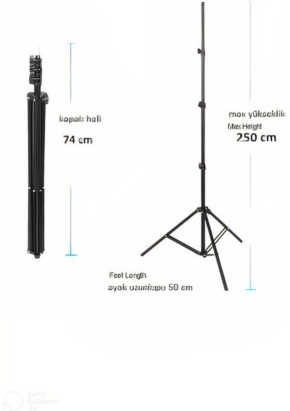 Işık Ayağı Light Stand 2.5 Metre fiyatları