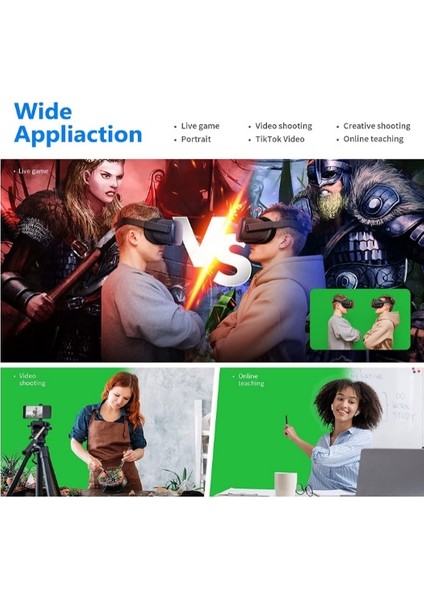 3x3 Metre Yeşil Fon Perde - Chromakey-Green Screen- Greenbox fırsatları