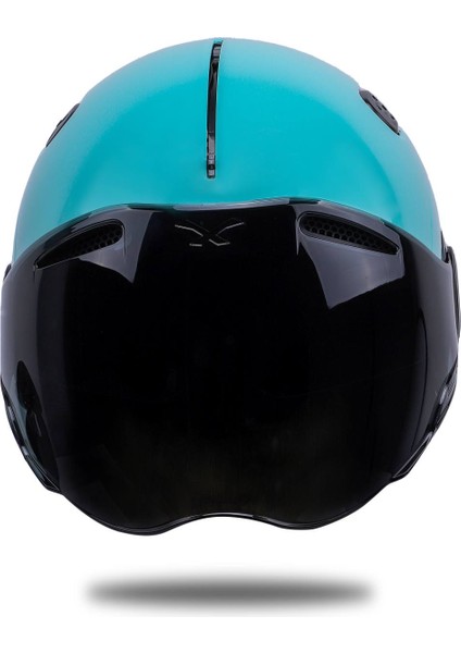 Sx.10 Turkuaz Kask Siyah Cam modelleri