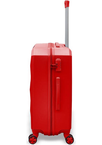 Diamond Abs Kırmızı Orta Boy Valiz 16622 modelleri