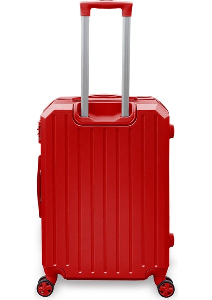 Diamond Abs Kırmızı Orta Boy Valiz 16622 fırsatları