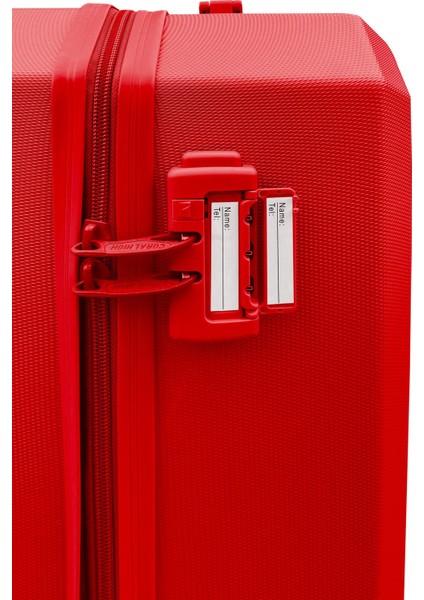 Diamond Abs Kırmızı Orta Boy Valiz 16622 indirimleri