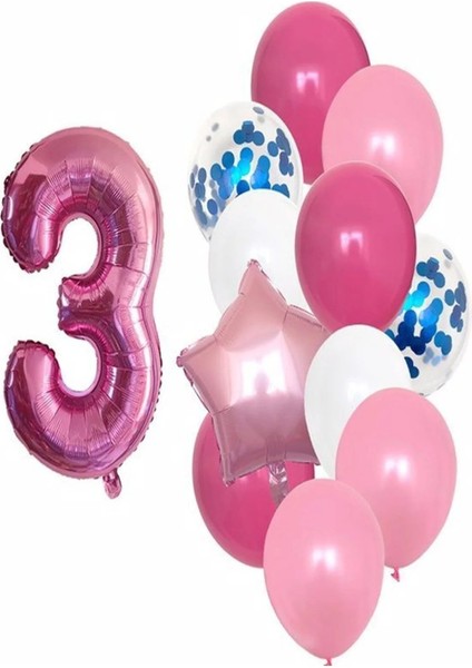 Doğum Günü Yaş Partisi Balon Seti