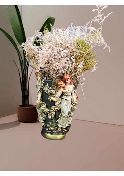 Melek Figürlü Saksı Obje fırsatları