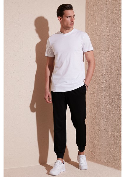 % 100 Pamuk Regular Fit Bisiklet Yaka T Shirt Erkek T Shirt 5902511 fiyatları