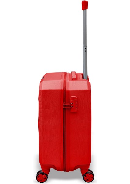 Diamond Abs Kırmızı Küçük Boy Valiz 16621 modelleri