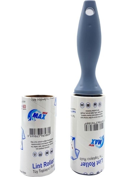 New Max Easy Peeling 60+60 120 Yaprak Yapraklı Tüy Toplama Rulosu