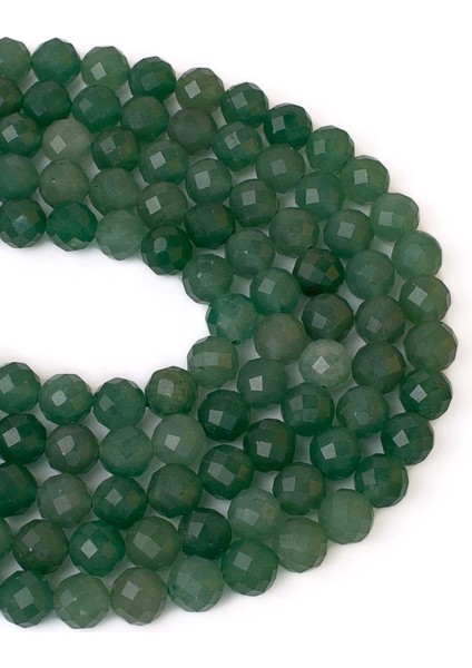 8 mm Faset Kesim Aventurin Taşı Dizi