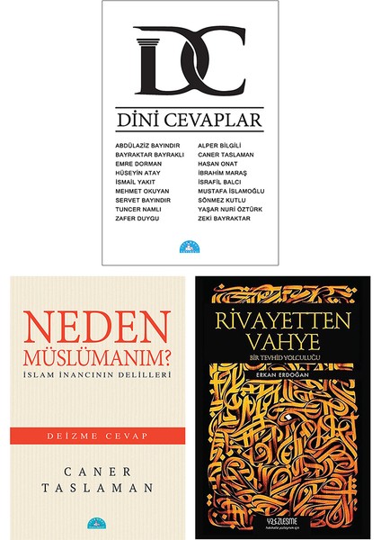 Dini Cevaplar 1 / Neden Müslümanım? / Rivayetten Vahye (3 Kitap Set)