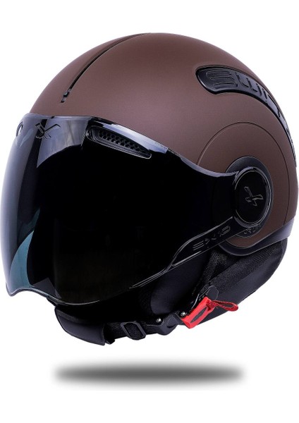 Sx.10 Mat Kahverengi Kask Siyah Cam fiyatları