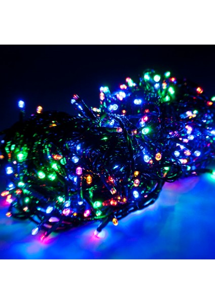 Multi Color Rgb LED Light Renkli LED Işık 100 LED 4 Metre Pirinç LED Işık Renkli LED Işık 220 V Fişli