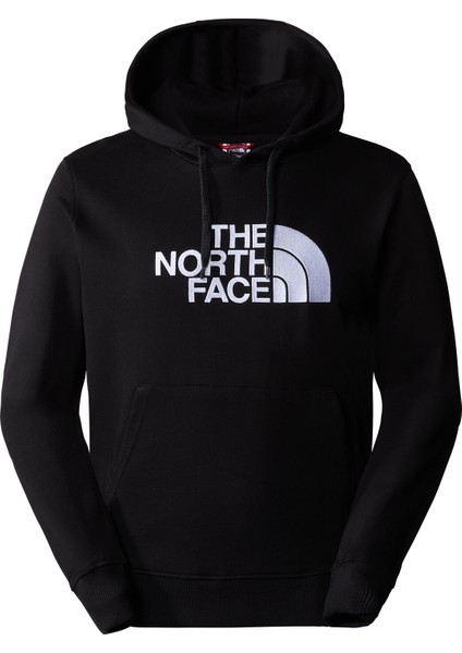 The North Face M Lıght Drew Peak Pullover Hoodıe-Eua7Zj Siyah Erkek Sweatshirt NF00A0TEJK31