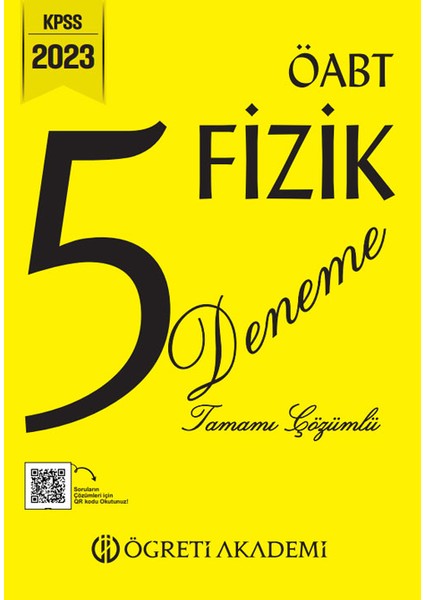 Öğreti Akademi 2023 KPSS ÖABT Fizik 5 Deneme