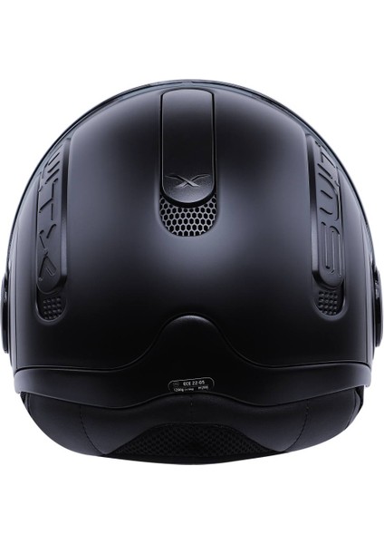 Sx.10 Mat Siyah Kask Siyah Cam