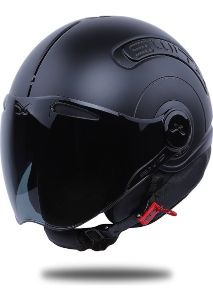 Sx.10 Mat Siyah Kask Siyah Cam modelleri