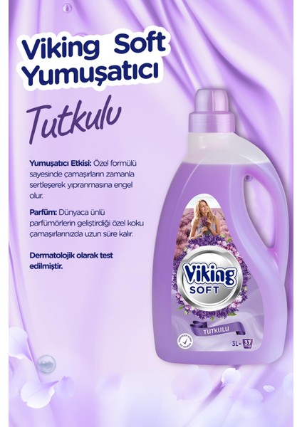 Çamaşır Yumuşatıcısı Tutkulu 3 Litre 2 Adet