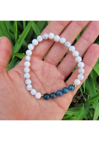 Sertifikalı Havlit-Pembe Kuvars-Ametist-Aventurin-Apatit Doğal Taş Bileklik 8mm modelleri