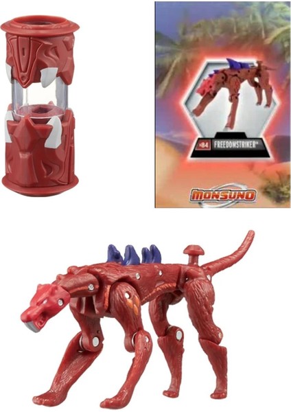 Monsuno, Lisanslı Freedomstriker Figür, Fırlatma Kapsülü ve Oyun Kartı modelleri