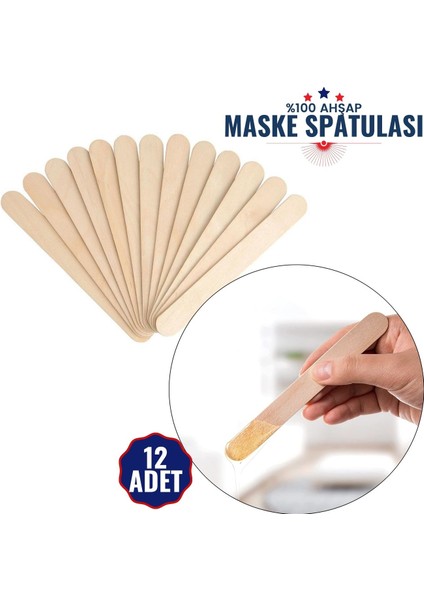 Absolute 12 Adet Yüz Spatulası 714994
