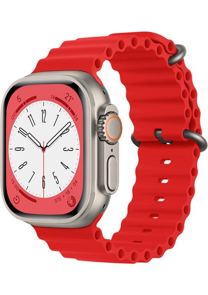 Apple Watch ile Uyumlu Seri 10/9/8/7/6/se/5/4/3 Okyanus Silikon Kordon 46/45/44/42MM ve 41/40/38MM ile Uyumlu fiyatları