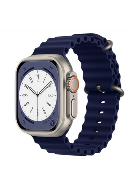 Apple Watch ile Uyumlu Seri 10/9/8/7/6/se/5/4/3 Okyanus Silikon Kordon 46/45/44/42MM ve 41/40/38MM ile Uyumlu fiyatları