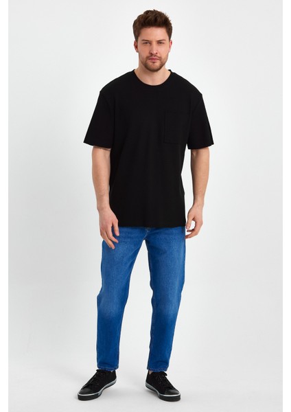 Bisiklet Yaka Tshirt Gipeli Waffal Relax RD23YE272642 fiyatları