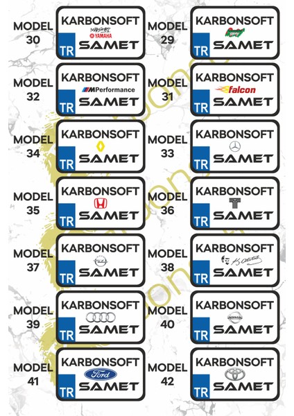 Karbon Soft Kişiye Özel  Ahşap Dekor Plaka, Bisiklet Plaka, Isimli Plaka, Cam Önü Plakası, Aksesuar Plaka