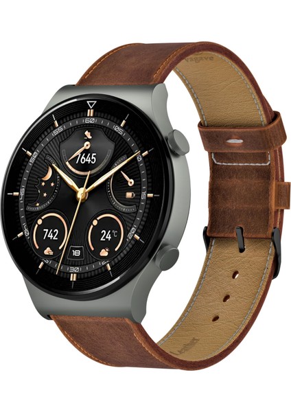 Samsung Galaxy Watch 7 - 6 - 5 - 4 / Watch 6 Classic 40MM 43MM 44MM 47MM Watch 5 / Watch 5 Pro 40 44 45 Watch 4 40 42 44 46MM 20MM Kırmızı Deri Kordon