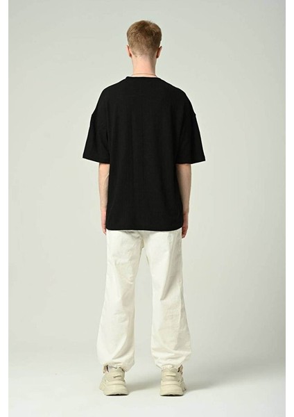 Erkek Düz Oversize Kısa Kollu T-Shirt modelleri