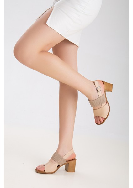 D1735 Kadın Garantili Klasik Topuklu Ayakkabı10