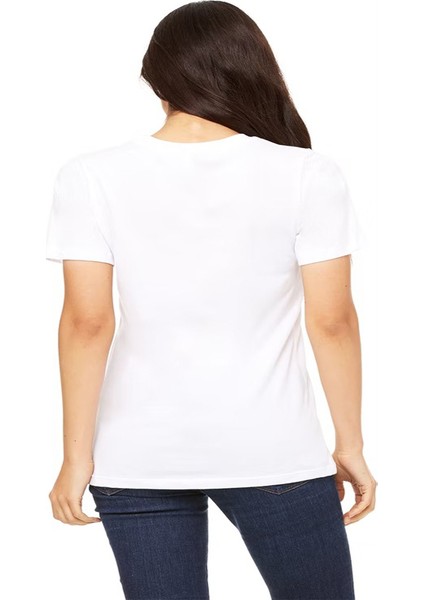 Elit Kadın Bisiklet Yaka Beyaz Tişört fiyatları