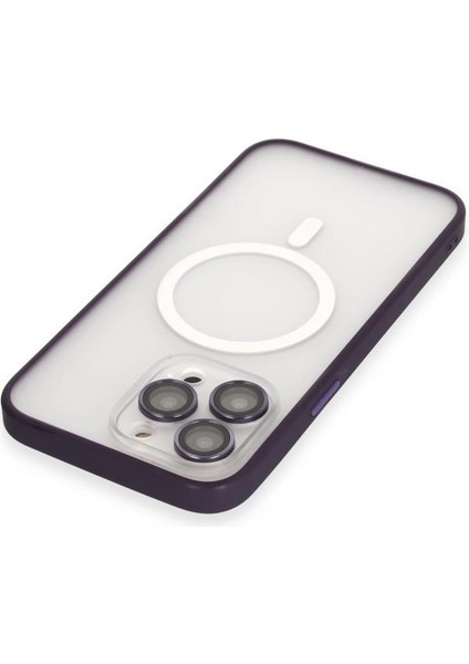 Apple iPhone 14 Pro Max Kılıf Lens Korumalı Mat Magneticsafe Magsafe Kapak modelleri