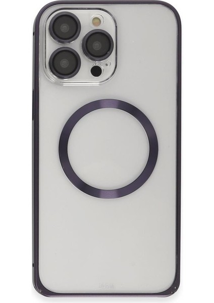 Apple iPhone 14 Pro Kılıf Kamera Lensli Metal Çerçeve Bumper Kilitli Kapak modelleri