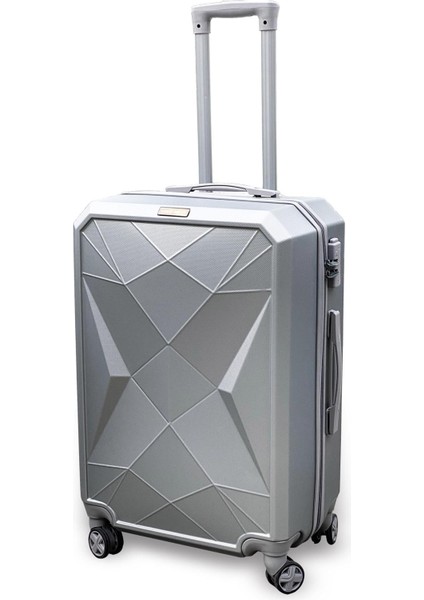 Diamond Abs Gümüş Orta Boy Valiz 16617 fiyatları