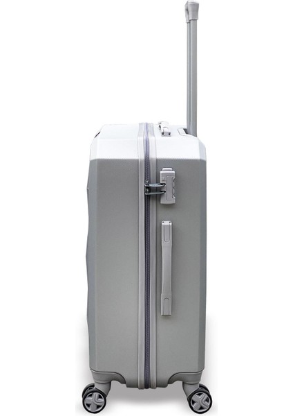 Diamond Abs Gümüş Orta Boy Valiz 16617 modelleri