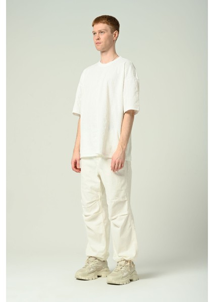 Erkek Düz Oversize Kısa Kollu T-Shirt fiyatları
