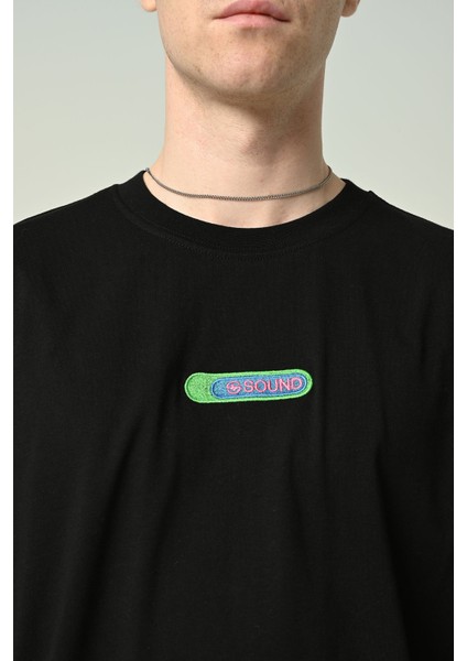 Erkek Nakışlı Oversize Kısa Kollu T-Shirt modelleri