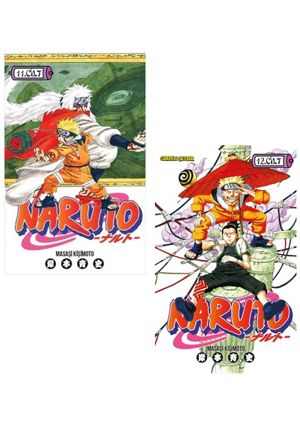 Naruto 11-12. Ciltler Manga Seti - Masaşi Kişimoto
