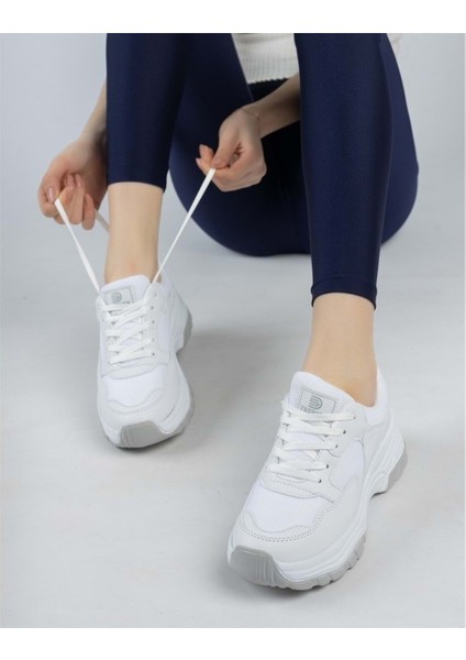 140 Zn Kadın Beyaz Anorak Yüksek Taban Günlük Spor Ayakkabı10 modelleri
