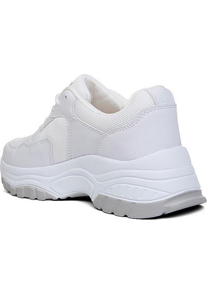 140 Zn Kadın Beyaz Anorak Yüksek Taban Günlük Spor Ayakkabı10 fırsatları