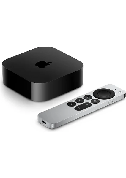 Apple - Tv 4K 128GB (3rd Generation)(Latest Model) - Wi-Fi + Ethernet - Black (Ithalatçı Garantili)