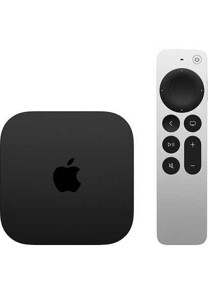 Apple - Tv 4K 128GB (3rd Generation)(Latest Model) - Wi-Fi + Ethernet - Black (Ithalatçı Garantili)