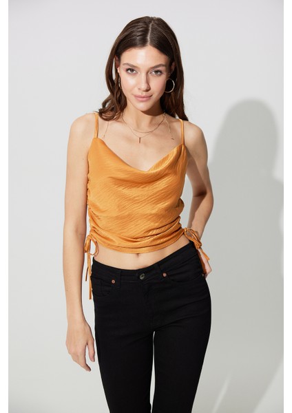 Taba Yanları Büzgülü Askılı Büstiyer SS23CT4735TA fiyatları