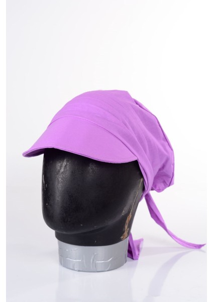 Kadın Safari Bağlamalı Eşarp Siperli Bandana Plaj Şapkası