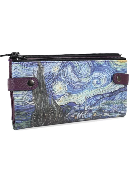 Van Gogh Starry Night Baskılı Çıt Çıtlı Tasarım