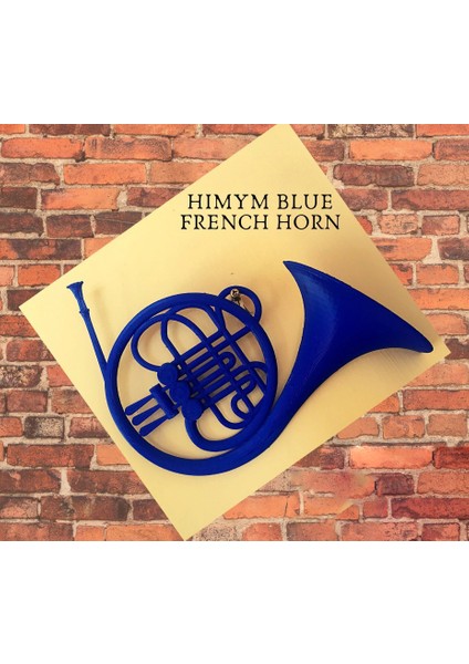 Minyatür Bahçem Yarım How I Meet Your Mother Hımym Blue French Horn Mavi Fransız