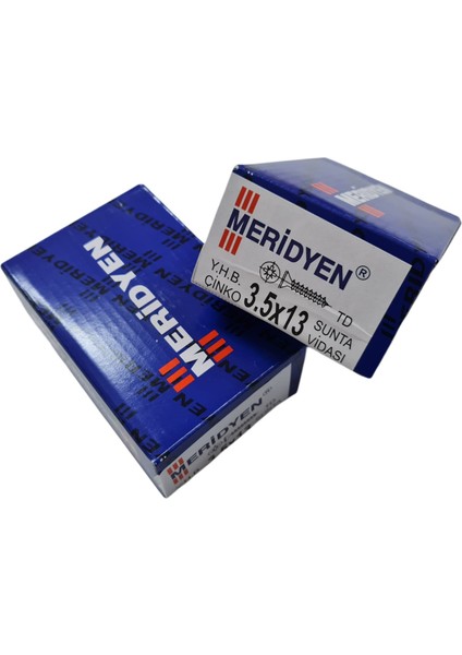 Sunta Vidası 3.5 x 13 mm (Kutu Içinde 1000 Adet Bulunmaktadır.)