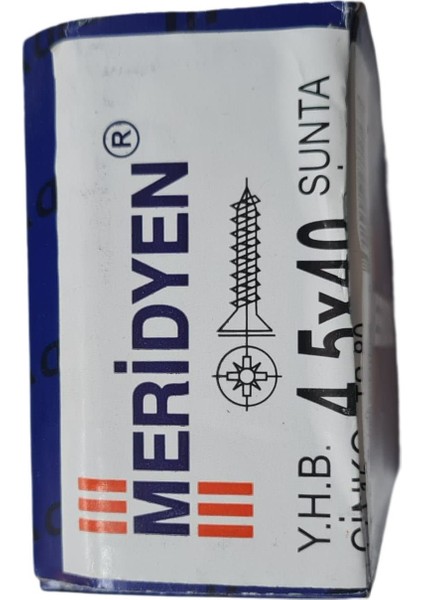Sunta Vidası 4.5 x 40 mm (Kutu Içinde 200 Adet Bulunmaktadır.) fırsatları