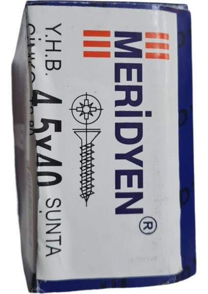 Sunta Vidası 4.5 x 40 mm (Kutu Içinde 200 Adet Bulunmaktadır.) indirimleri