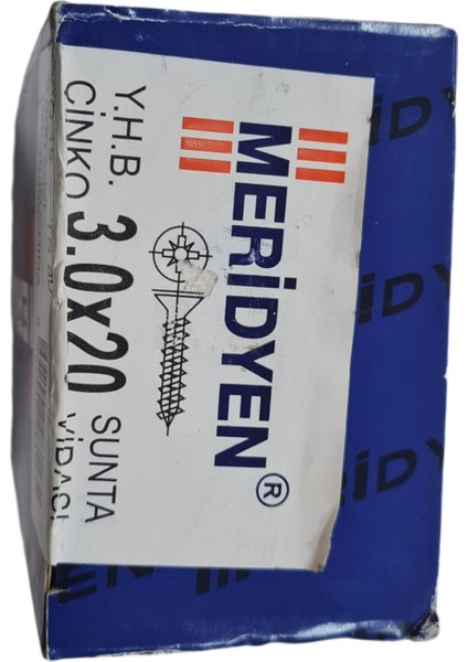Sunta Vidası 3.0 x 20 mm (Kutu Içinde 1000 Adet Bulunmaktadır.) fırsatları